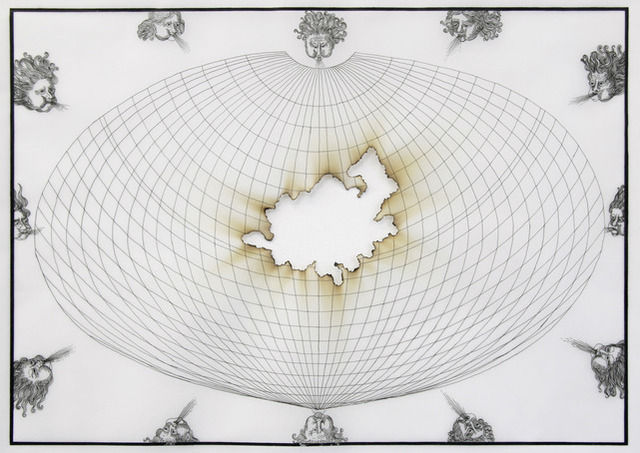 Ху Юн (Hu Yun). Без названия, 2014, чернила, бумага